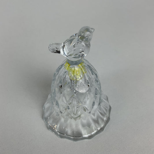 Vintage Stylesetter 24% Lead Crystal Bird Dinner Bell – 3.75" Tall