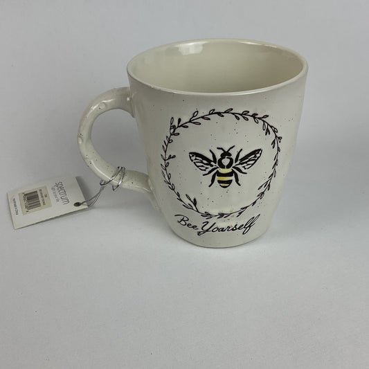 Spectrum Designz "Bee Yourself" 17oz Speckled Ceramic Mug