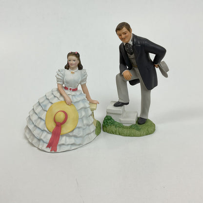 Vintage 1983 Avon "Images of Hollywood" Gone With The Wind Figurine Set