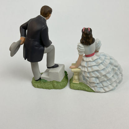 Vintage 1983 Avon "Images of Hollywood" Gone With The Wind Figurine Set