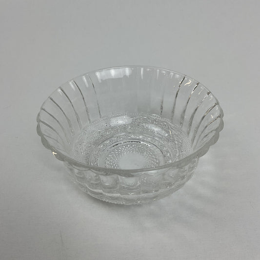 Antique Clear EAPG Pressed Glass Berry Bowl