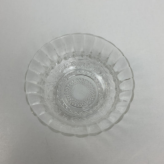 Antique Clear EAPG Pressed Glass Berry Bowl