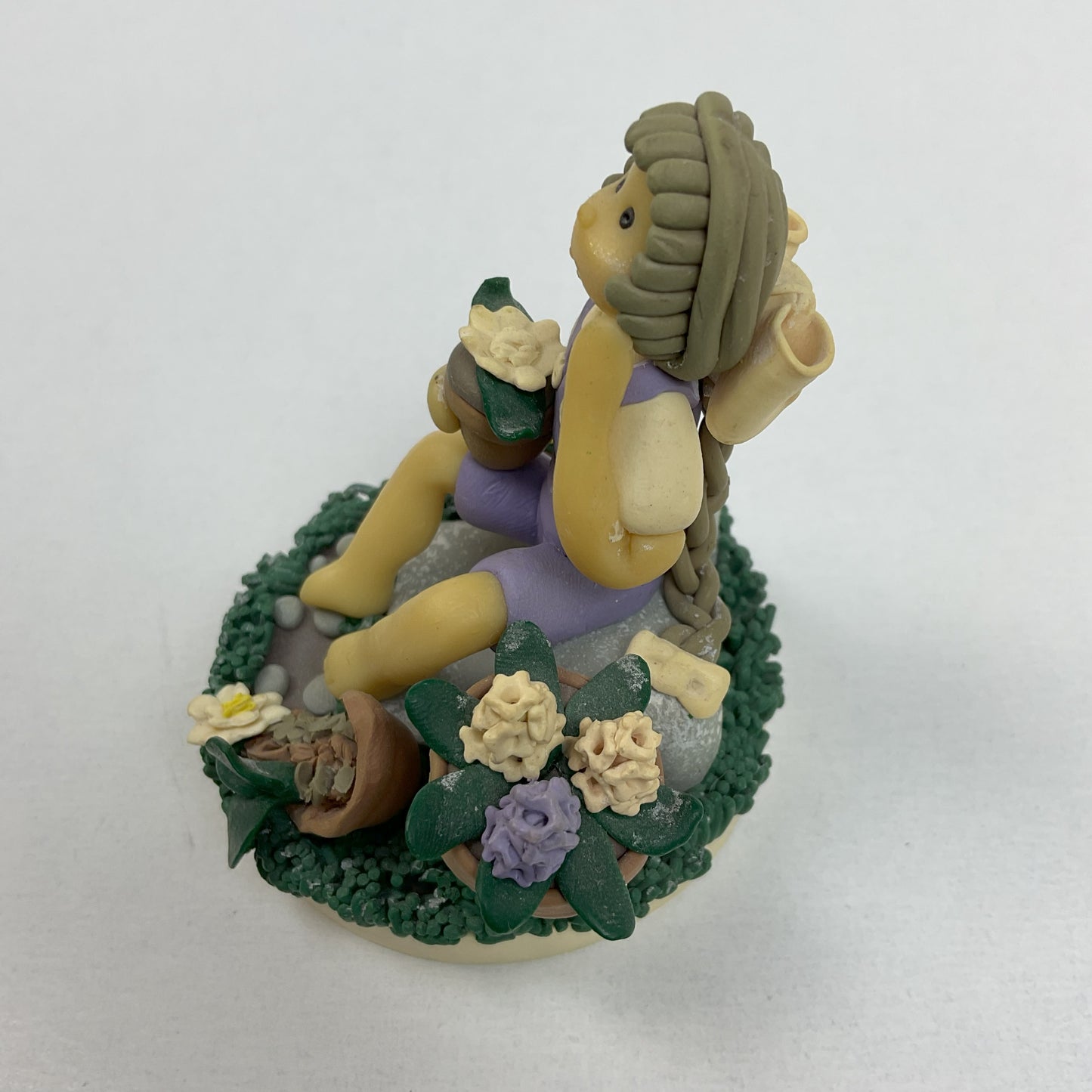Vintage 1999 Inklings by Papel Giftware Gardening Girl Figurine