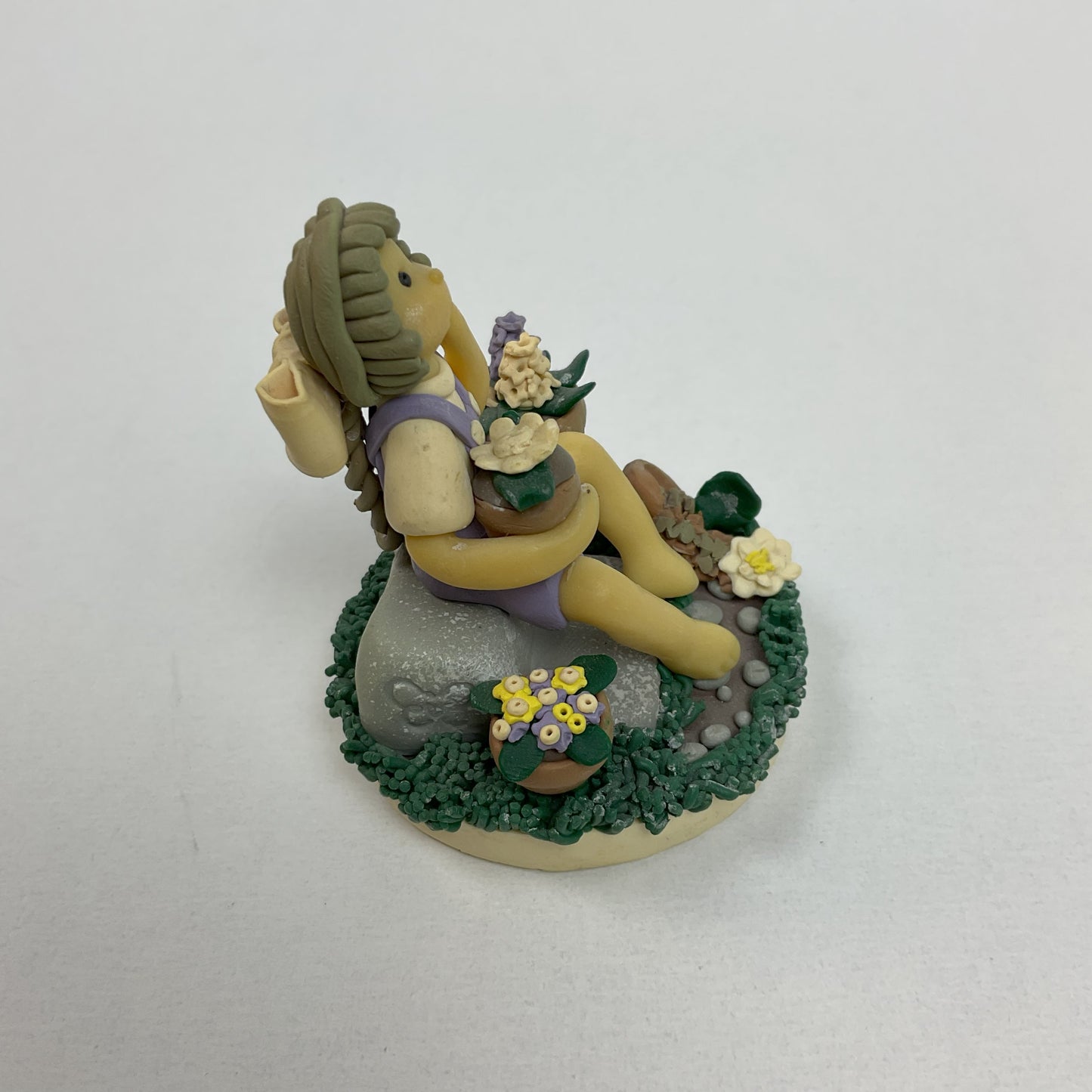 Vintage 1999 Inklings by Papel Giftware Gardening Girl Figurine